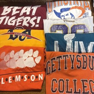 Y2K Vintage Modern Football Streetwear TShirt Bundle Lot of 7 Wholesale Reseller